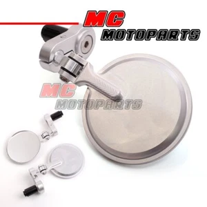 Foldable Rearview Bar End Mirrors For Aprilia Dorsoduro 1200 2011-2019 - Picture 1 of 13