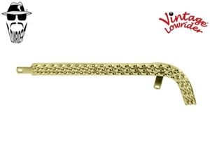 VINTAGE LOWRIDER TRIPLE SQUARE TWISTED GOLD CHAIN GUARD 20" LOWRIDER BIKES. - Picture 1 of 1
