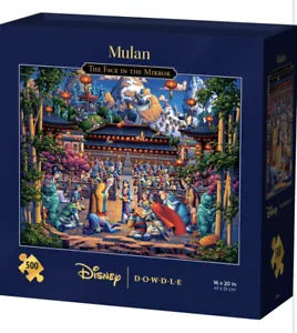 Dowdle Disney MULAN “The Face In The Mirror” 500 Piece Puzzle Brand New - Picture 1 of 3