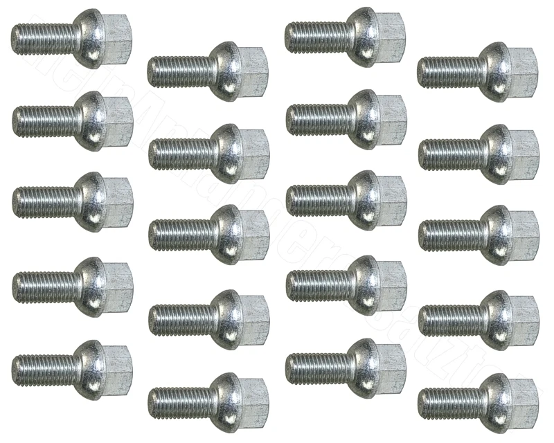 20x Kugelbundschraube Radschrauben Radbolzen M12x1,5 25mm SW19 M12 x 1,5 - Bild 1 von 1