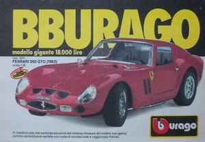 Pubblicità Advertising Werbung Italian Clipping 1986 BBURAGO FERRARI 250 GTO - Imagen 1 de 3