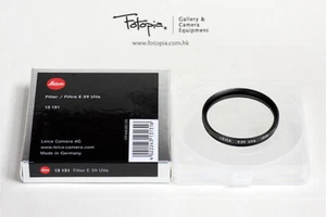 Brand New Leica E39 / 39mm UVa Filter - Black / 13131 (GERMANY, Discontinued) - Picture 1 of 1