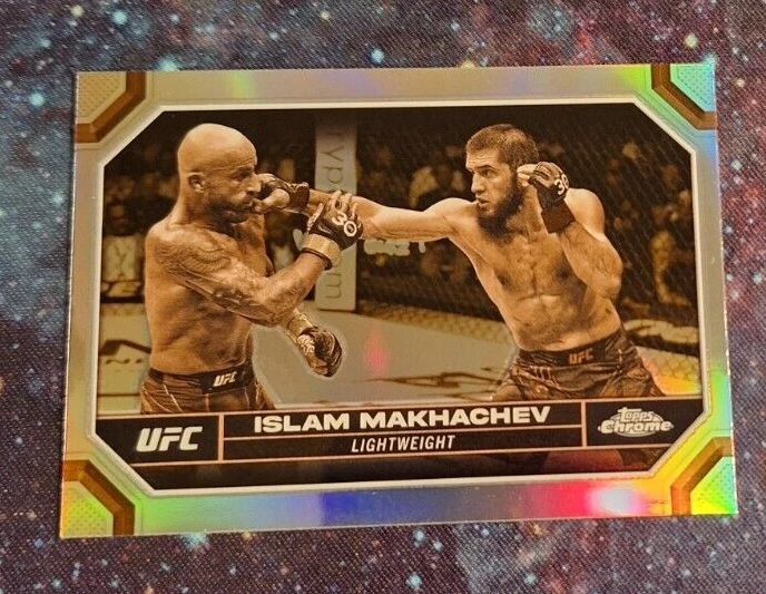 Islam Makhachev 2024 Topps UFC Chrome Sepia Refractor #80