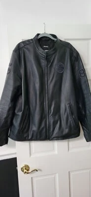 Abrigo de hombre DKNY 100 % cuero Foto 1 de 4