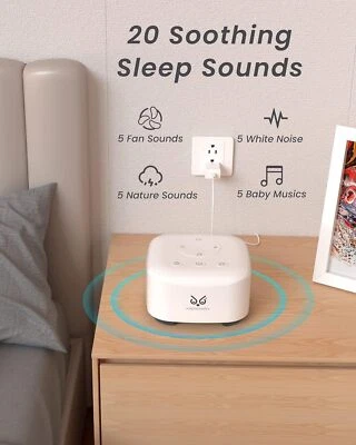 Sleep Therapy Sound Machine with Relaxing White Noise Nature Sounds - Image 1 of 4