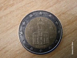2 Euro Gedenkmünze 2015 Deutschland Hessen Kleine Fehler siehe Bilder⚔🏰⚔ - Bild 1 von 6