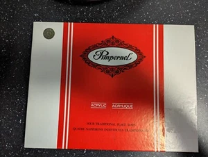 Pimpernel Traditional Place Mats Set Of 4, Floral, In Original box! - Foto 1 di 8