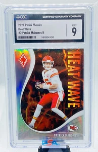Patrick Mahomes II 2021 Panini Phoenix Heat Wave Silver Prizm #2 Chiefs CGC 9 - Picture 1 of 2
