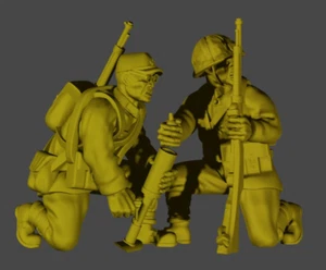 Bolt Action: Japanisches Licht 50 mm Mörserteam (28 mm Maßstab) - Bild 1 von 2