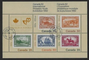 CANADA 1982 PHILATELIC YOUTH EXHIBITION MINIATURE SHEET (SG MS 1042) CTO - Picture 1 of 1