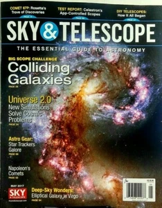 Sky & Telescope May 2017 Colliding Galaxies Guide to Astronomy - Bild 1 von 2