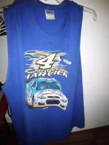 Kevin Harvick 4 blau Baumwolle Tanktop weit Gildan Large - Bild 1 von 1