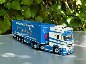 Remolque de caja de doble dirección Scania S Highline CS20H "Jochems" modelos de camiones WSI 1:50 - Imagen 1 de 13