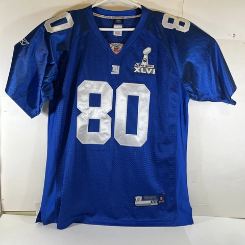 Reebok NFL New York Giants Sz 50 Victor Cruz #80 On Field Jersey Super Bowl XLVI Cover