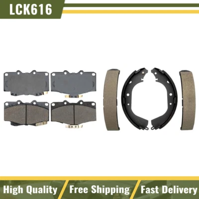 Pastillas de freno y zapatas de freno delanteras traseras de cerámica para Toyota 4Runner 1996 1997-2000 Foto 1 de 4