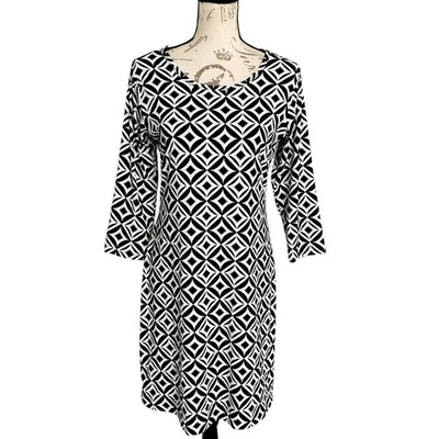 Lulu B Travel Dress XS Geometric Print Sun Protection UPF 50 Cooling fabric - Image 1 of 4