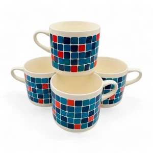 Vintage 1960s Melita Mid-century Modern Demitasse Cups - Set of 4 - Bild 1 von 9