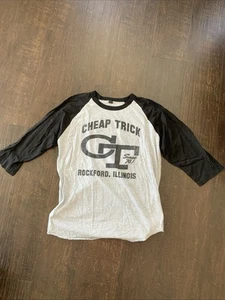 Cheap Trick - Camiseta Rockford IL Gris y Negra Hombre’s XL - Imagen 1 de 5