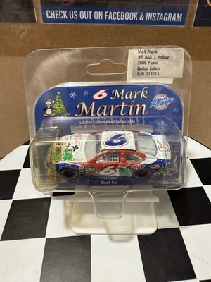RARE* Mark Martin #6 AAA HOLIDAY 2006 Team Caliber 1/64 Nascar Diecast - Image 1 of 4