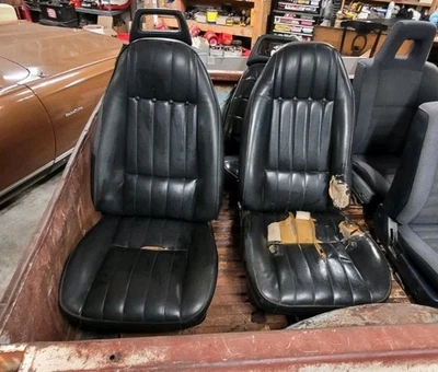 1970-80? ASIENTOS DE CUBO CHEVY Z28 CAMARO VEGA NOVA FIREBIRD CON PISTAS Foto 1 de 4