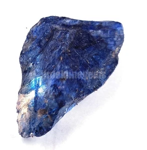 Zafiro azul natural teñido áspero 49,45 quilates piedra preciosa suelta certificada EGL 5NSE - Imagen 1 de 9
