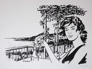 GIARDINO STAMPA FIRMATA LIGURIA SOGGETTO 4 - Picture 1 of 1