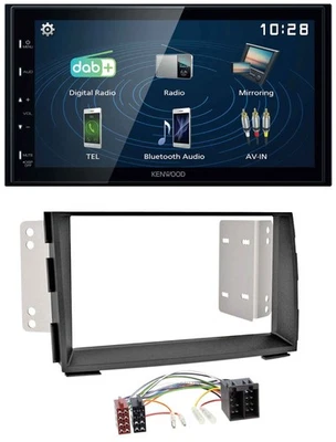 Kenwood 2DIN Bluetooth MP3 USB DAB Autoradio für Kia Venga (YN, ab 2009) - Bild 1 von 4
