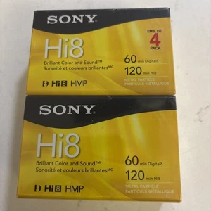 Sony P6120HMPR/4 Hi8 Digital Video Cassette Tape 4er Pack - Neu/Versiegelt - Bild 1 von 3