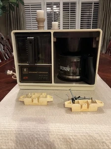 Retro Vintage GE Spacemaker 10 Cup Coffeemaker Cleaned - Warmer Works - Picture 1 of 6