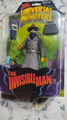 NECA Toony Terrors The Invisible Man Universal Monsters Bonus Backdrop Display - Image 1 of 3