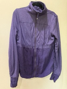 Giacca Lululemon donna 10 viola Concord uva pace interna reversibile full zp - Foto 1 di 8