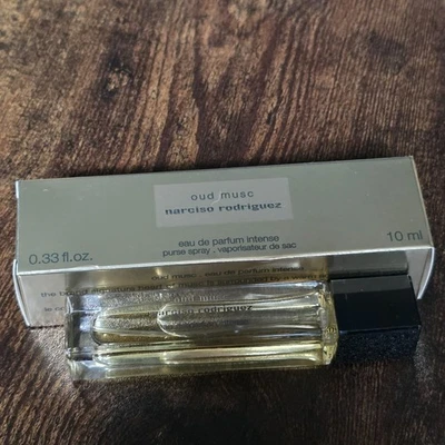 Narciso Rodriguez Oud Musc EDPI Eau de Parfum Intense 10ml Purse Spray BOXED