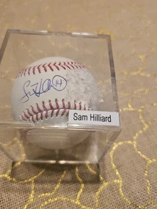 ORIGINAL SAM HILLIARD SIGNIERTER BASEBALL - Bild 1 von 8