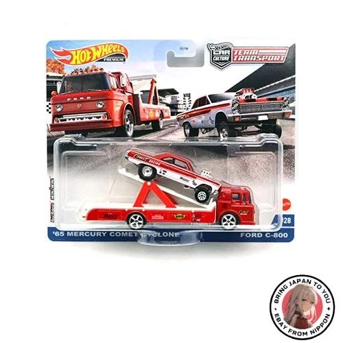 Nuova custodia MATTEL HOTWHEELS scala 1:64 Team Transport K "1955 Mercury Comet - Immagine 1 di 1