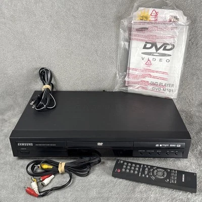 Samsung DVD Video CD player CD-M101 Tested Works black w/ remote, cords, manual - Image 1 of 4