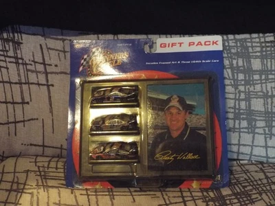 Paquete de regalo de arte enmarcado Winners Circle Rusty Wallace Nascar 3 autos 1:64 Foto 1 de 4