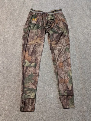 Under Armour Leggings Mens XL Realtree Hardwoods Camo Performance Base Layer  - Image 1 of 4