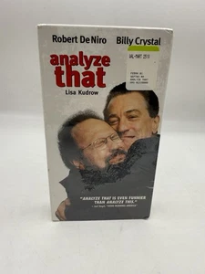 VHS ANALYZE THAT VIDEO TAPE MOVIE 2002 WARNER BROTHERS NEW FACTORY SEALED Rare - Picture 1 of 2