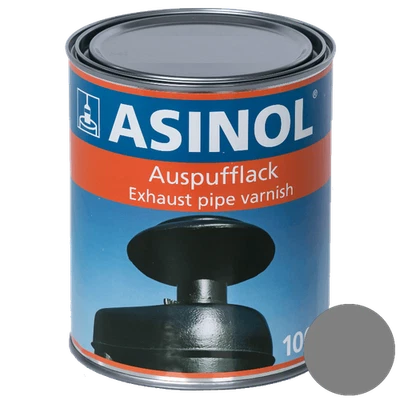 (17,50 EUR/l) ASINOL Auspufflack silber 1.000ml bis 800° Grad - Matt - Bild 1 von 3