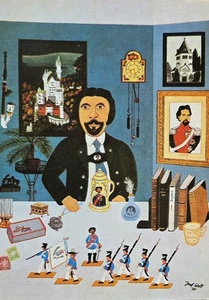 AK Ludwig II. Fan Josef Wahl - Picture 1 of 2