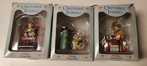 Lotto di 3 amati orsacchiotti ornamenti natalizi - nuovi con scatola - Foto 1 di 7