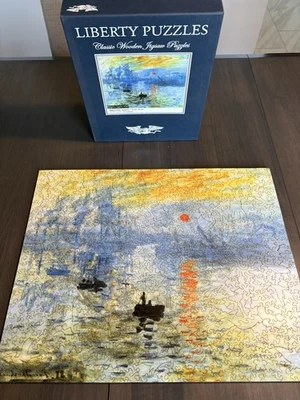 Liberty Classic Wooden Jigsaw Puzzle, Impression: Sunrise, Monet, 517 pcs. - Image 1 of 3