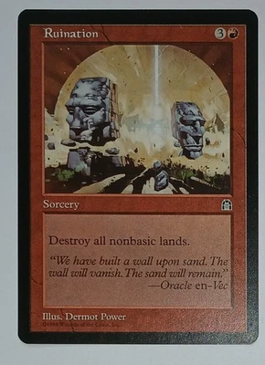 Magic the Gathering * MTG * 1 x Ruination * Stronghold * LP - Image 1 of 2