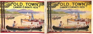 "Old Town Canoes & Boats" 1939 Catalogue - Photo 1 sur 12