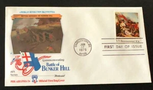 Estados Unidos #1564 Batalla de Bunker Hill FDC Fleetwood - Imagen 1 de 1