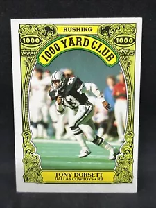 1986 Topps #6 Tony Dorsett 1000 Yard Club - Picture 1 of 2