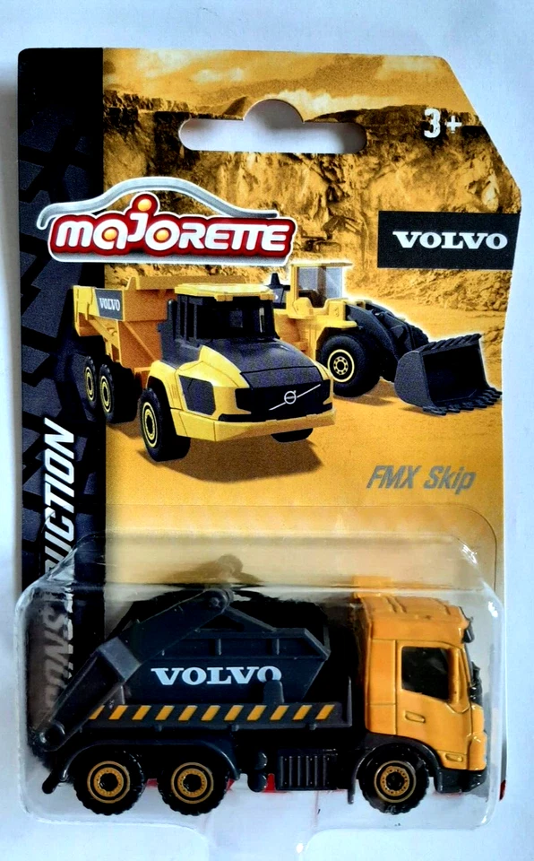MAJORETTE VOLVO CONSTRUCTION VEICOLO FMX SKIP #HW105 - Immagine 1 di 1