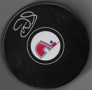 Autographed Danny Geoffrion Quebec Nordiques Puck Original - Picture 1 of 2