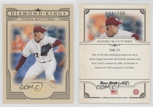 2008 Donruss Threads Diamond Kings Gold /100 Daniel McCutchen #DK-23