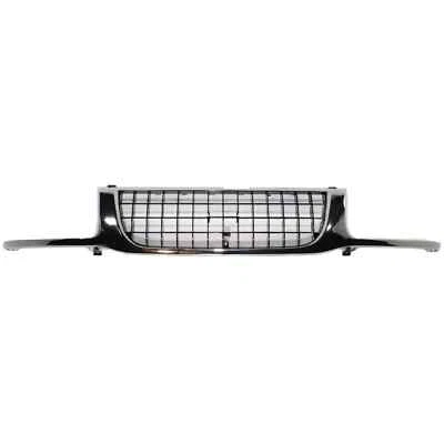 New Grille Chrome Shell Painted Black Insert Fits Isuzu Rodeo 1993-97 IZ1200113 - Image 1 of 4